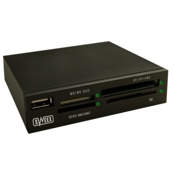 Card Reader 20in1, Sweex CR005V3 | JAR Computers Card Reader 20in1 Sweex CR005V3