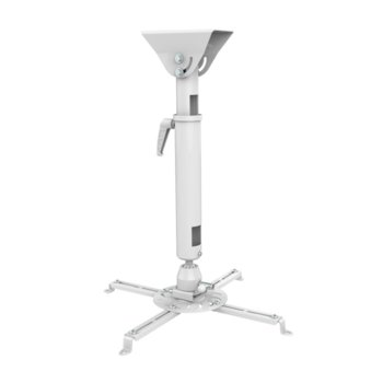 Стойка за проектор Sunne PRO300L, за таван, въртене на 360° и наклон до 20°, регулиране на дължината от 620мм до 900мм, до 25кг | JAR Computers Sunne PRO300L Ceiling/Bevel Projector Bracket