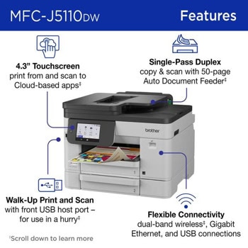 Brother MFC-J5110DW | JAR Computers Brother MFC-J5110DW