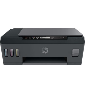 Мултифункционално мастиленоструйно устройство HP Smart Tank 500, цветен принтер/копир/скенер, 1200 x 1200 dpi, 11 стр./мин, USB, A4 | JAR Computers HP Smart Tank 500 AiO Printe