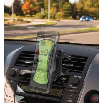 Стойка за кола Clingo Car Vent Mount, за радиатора на колата | JAR Computers Clingo Car Vent Mount (зелена)