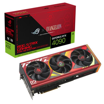 Видео карта Nvidia GF RTX 4090, 24GB, Asus ROG Strix OC EVA-02 Edition, PCI-E 4.0, GDDR6X, 384-bit, DisplayPort, HDMI | JAR Computers ASUS ROG Strix RTX 4090 OC EVA-02 Edition