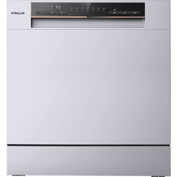 Съдомиялна Finlux WQP8 SILVER, клас F, 8 комплекта, 7 програми, 4 температури, инокс | JAR Computers Finlux WQP8 SILVER