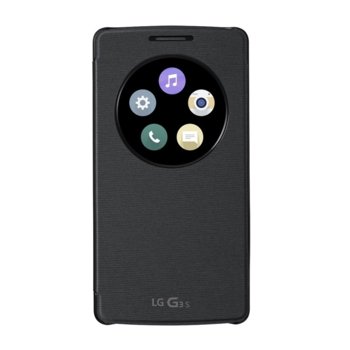 LG Quick Circle Case G3s Black