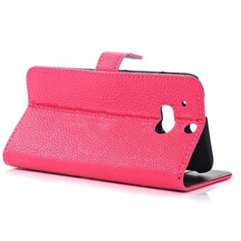 Wallet Flip Case for HTC ONE 2 M8 pink