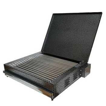 Скара RUBINO ЕС 2.75, нагреватели от неръждаема стомана, с капак,2750W | JAR Computers Електрическа скара RUBINO ЕС 2.75