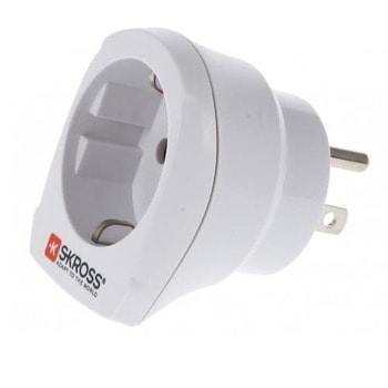 Преходник Skross, 220V EU към US | JAR Computers Skross адаптер 220V EU към US