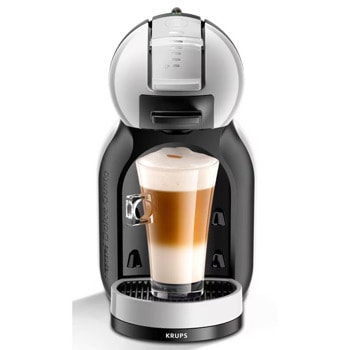 Кафемашина на капсули Krups Nescafe Dolce Gusto Mini Me, 1500W, 15 bar, 0.8 l. обем на резервоара за вода, черно-сива | JAR Computers Krups KP123B10