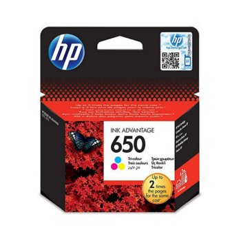 Касета HEWLETT PACKARD Deskjet ink advantage 2515/3515 - Color - (650) - P№ CZ102AE - заб.: 200 брой копия | JAR Computers Касета HEWLETT PACKARD Deskjet ink advantage 2515…