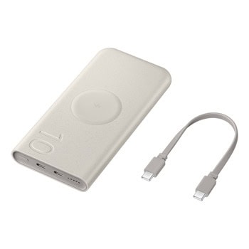Външна батерия /power bank/ Samsung EB-U2510XUEGEU, 10 000mAh, бежова, 2x USB-C, 25W | JAR Computers Samsung EB-U2510XUEGEU