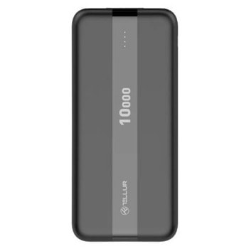 Външна батерия/power bank/ Tellur PBC103 (TLL158301), 10 000mAh, черна, 2.1А, 1x USB-C, 2x USB-A, 1x Micro USB | JAR Computers Tellur PBC103 TLL158301