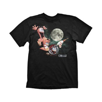 Worms T-Shirt Three Worms Moon Size L