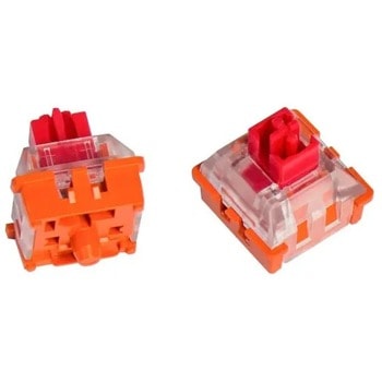 Суичове за механична клавиатура Keychron Lava Optical Red, Switch Set 87 броя, червени | JAR Computers Keychron Lava Optical 87 броя червени Z