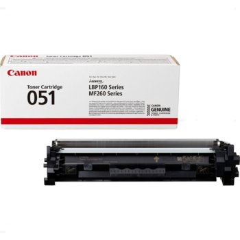 Тонер касета за Canon LPB162dw, MF269dw, MF267dw, MF264dw, Black, - CRG-051 - Canon - Заб.: 1750 k | JAR Computers Canon CRG-051