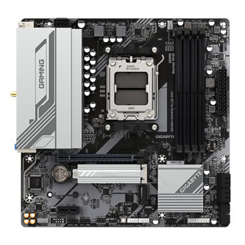 Дънна платка Gigabyte B650M GAMING PLUS WIFI, B650M, AM5, DDR5, PCI-E 5.0, 4x SATA 6Gb/s, 2x M.2, Wi-Fi 6, Bluetooth 5.3, microATX | JAR Computers Дънна платка Gigabyte B650M GAMING PLUS WIFI