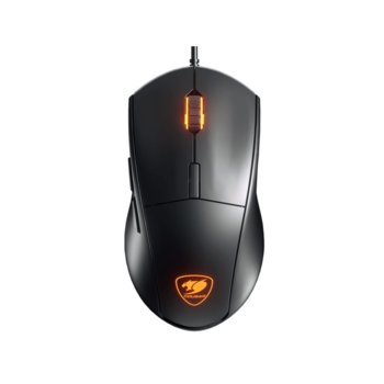 Мишка Cougar Minos XT, оптична (4000dpi), USB, черна, 6 програмируеми бутона, RGB | JAR Computers Cougar Minos XT