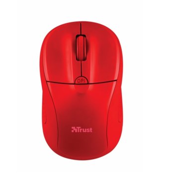 TRUST Primo Wireless Mouse 22138 Matte Red