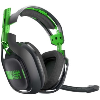 Слушалки Astro A50 Gen 3, безжични, микрофон, за PC и Xbox One, с Base Station, геймърски, сиво/зелени | JAR Computers Astro A50 Gen3 with BS for xbox one grey/green