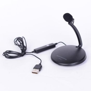 Микрофон COMP SF-911B, импеданс 2.2кΩ, черен | JAR Computers MICROPHONE COMP SF-911B USB