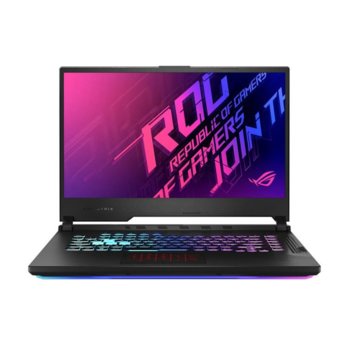 Лаптоп Asus ROG STRIX G15 G512LU-HN080 (90NR0351-M03020-16GB), шестядрен Comet Lake Intel Core i7-10750H 2.6/5.0 GHz, 15.6" (39.62 cm) Full HD IPS 144Hz Anti-Glare Display & GF GTX 1660Ti 6GB, (HDMI), 16GB DDR4, 512GB SSD, No OS | JAR Computers Asus ROG STRIX G15 G512LU-HN080