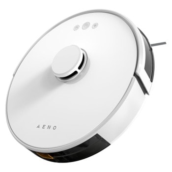 Прахосмукачка Aeno Robot Vacuum Cleaner RC2S ARC0002S, робот, за мокро и сухо почистване, HEPA 12 филтър, 3000 mAh батерия, бяла | JAR Computers Aeno Robot Vacuum Cleaner RC2S ARC0002S