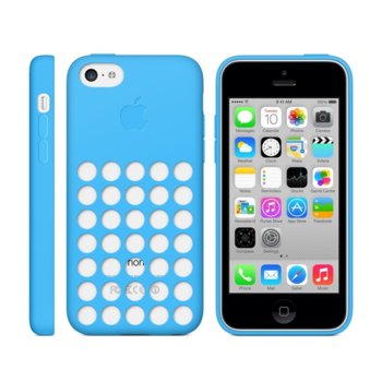 Apple iPhone Silicon Case for 5C, Blue