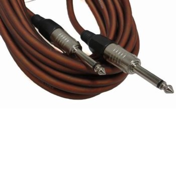 Кабел Royal Mono Jack M/M 10m Signal, от 1x 6.3mm TRS Mono(м) към 1x 6.3mm TRS Mono(м), 10m, черен | JAR Computers Royal Mono Jack M/M 10m Signal 21009801