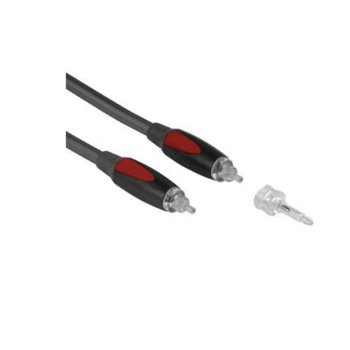 Оптичен кабел HAMA ODT-ODT 1.5м+адaптер ODT-3.5 мм