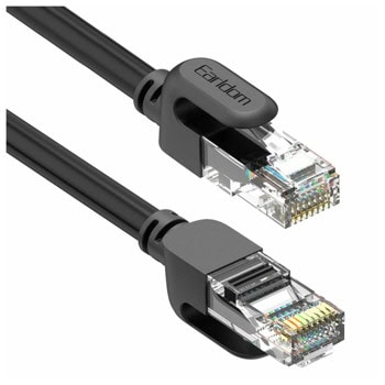 Пач кабел Earldom ET-NW1, UTP, Cat.6, 5m, черен | JAR Computers кабел earldom et-nw1 lan cat6 utp 5m
