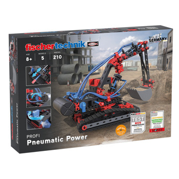 Конструктор Fischertechnik Pneumatic Power, робот, 5 модела, 200 компонента, над 8г. | JAR Computers Fischertechnik Pneumatic Power 533874