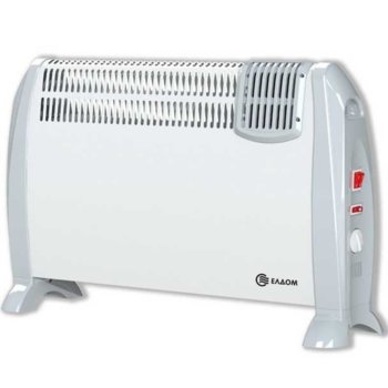 Конвектор Елдом CFV 2000, 2000W, oтопляема площ 15 - 22 м², 3 степени на мощност, прецизен терморегулатор, бял | JAR Computers Конвектор Елдом CFV 2000