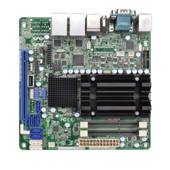 Дънна платка за сървър ASRock Rack AD2550R/U3S3, LGAATOM, DDR3 1066 DIMM, 2x LAN1000, 5x SATA 3Gb/s, 2x SATA 6Gb/s, RAID 0, 1, 5, 10, 2x USB 3.0, Mini ITX | JAR Computers ASRock Rack AD2550R/U3S3