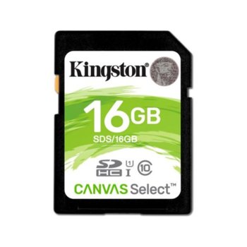 Kingston 16GB SDS Canvas Select SDS/16GB