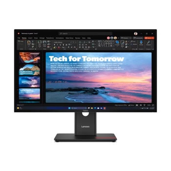 Монитор Lenovo ThinkVision T27QD-40 (64AAGAT2EU), 27" (68.58cm), IPS панел, 120Hz, QHD, 4ms, 350 cd/m2, DisplayPort, HDMI, USB-C | JAR Computers Lenovo ThinkVision T27QD-40 64AAGAT2EU