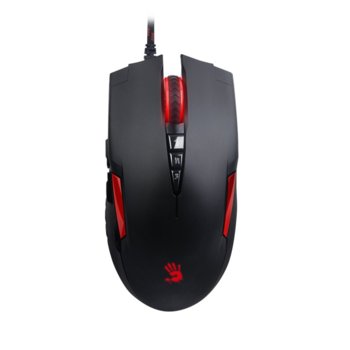 Мишка A4tech Bloody V2M, оптична (3200 cpi), 7+1 програмируеми бутона, USB, черна, гейминг | JAR Computers A4tech Bloody V2M