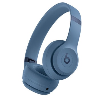 Слушалки Beats Solo4 Slate Blue, безжични/жични, Bluetooth, USB-C, Jack 3.5mm, микрофон, до 50 часа време на работа, сини | JAR Computers Beats Solo4 Slate Blue MUW43ZM/A