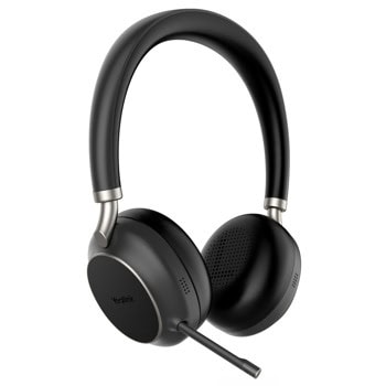 Слушалки Yealink BH76 (1208617), безжични, Bluetooth, USB, микрофон, ANC, до 35 часа време на работа, сертифицирани за Microsoft Teams, черни | JAR Computers Yealink BH76 Bluetooth MS ANC USB-A black