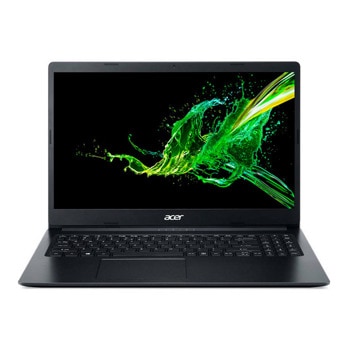 Лаптоп Acer Aspire 3 A315-34-C8HD (NX.HE3EX.04G)(черен), двуядрен Gemini Lake Refresh Intel Celeron N4020 1.1/2.8 GHz, 15.6" (39.62 cm) Full HD Anti-Glare Display, (HDMI), 4GB DDR4, 256GB SSD, 1x USB 3.1, No OS image