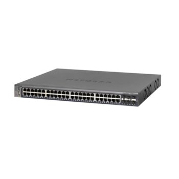 Суич Netgear M5300-52G3, 48 Port 1000Mbps, Layer 3 Managed Stackable with 4 SFP+ (2x 10G module slots) | JAR Computers Switch Netgear M5300-52G3