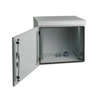 Комуникационен шкаф MIRSAN MR.IP55W09U45.02, 19", 9U, 600x450x500 мм, до 100кг товароносимост, IP55 защита | JAR Computers MIRSAN MR.IP55W09U45.02