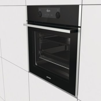 Фурна за вграждане Gorenje BOP737E20XG, A+, 70 л. обем, 11 функции, сензорно управление, пиролитично самопочистване, черна | JAR Computers Gorenje BOP737E20XG