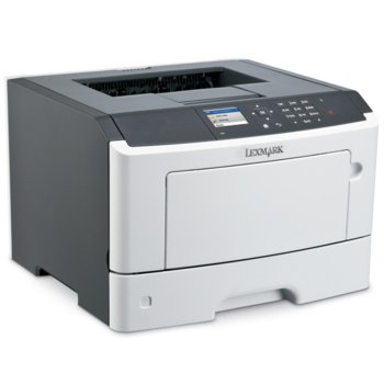 Lexmark MS510dn A4, лазерен принтер, 1200x1200 dpi, 42стр/мин, Gigabit Ethernet, USB | JAR Computers Lexmark MS510dn