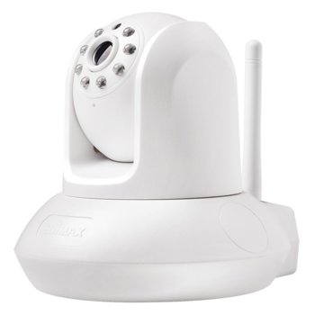 IP камера Edimax IC-7112W, управляеми камери (PT - Pan/Tilt), 720p HD, H.264, IR осветеност (до 4.5 метра), безжична, microSD/SDHC | JAR Computers Edimax IC-7112W