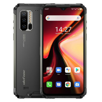 Смартфон Ulefone Armor 7 (черен), поддържа 2 SIM карти, 6.3" (16 cm) IPS LCD дисплей, осемядрен MediaTek Helio P90 2x2.2 GHz & 6x2.0 GHz, 8GB RAM, 128GB Flash памет(+microSD слот), 48.0 + 16.0 + 8.0 & 16.0 Mpix камери, Android, 290g | JAR Computers Ulefone Armor 7 6937748734857