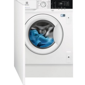 Перална машина Electrolux EW7F447WI, клас F, 7 кг. капацитет, 1400 оборота в минута, 16 програми на изпиране, за вграждане, 60 cm. ширина, бяла | JAR Computers Electrolux EW7F447WI
