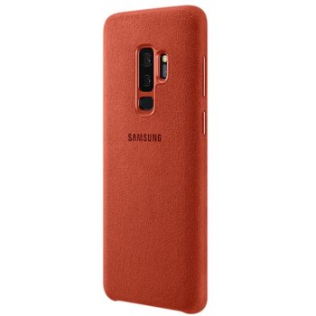 Samsung Galaxy S9 + Alcantara Cover Red