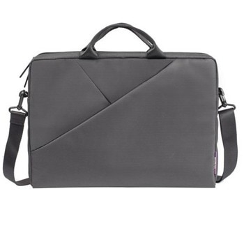 Чанта за лаптоп Rivacase 8730, до 15.6" (39.60cm), полиестер, джоб за таблет до 10.1", сива | JAR Computers Rivacase 8730 Grey
