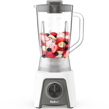 Блендер Tefal Blendeo+, 450W, вместимост 1.5 л, 2 скорости, функция Pulse, бял | JAR Computers Tefal BL2C0130