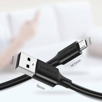 Ugreen 60136 от USB A м към micro USB B м