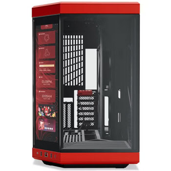 HYTE Y70 Tempered Glass Black/Red CS-HYTE-Y70-BR